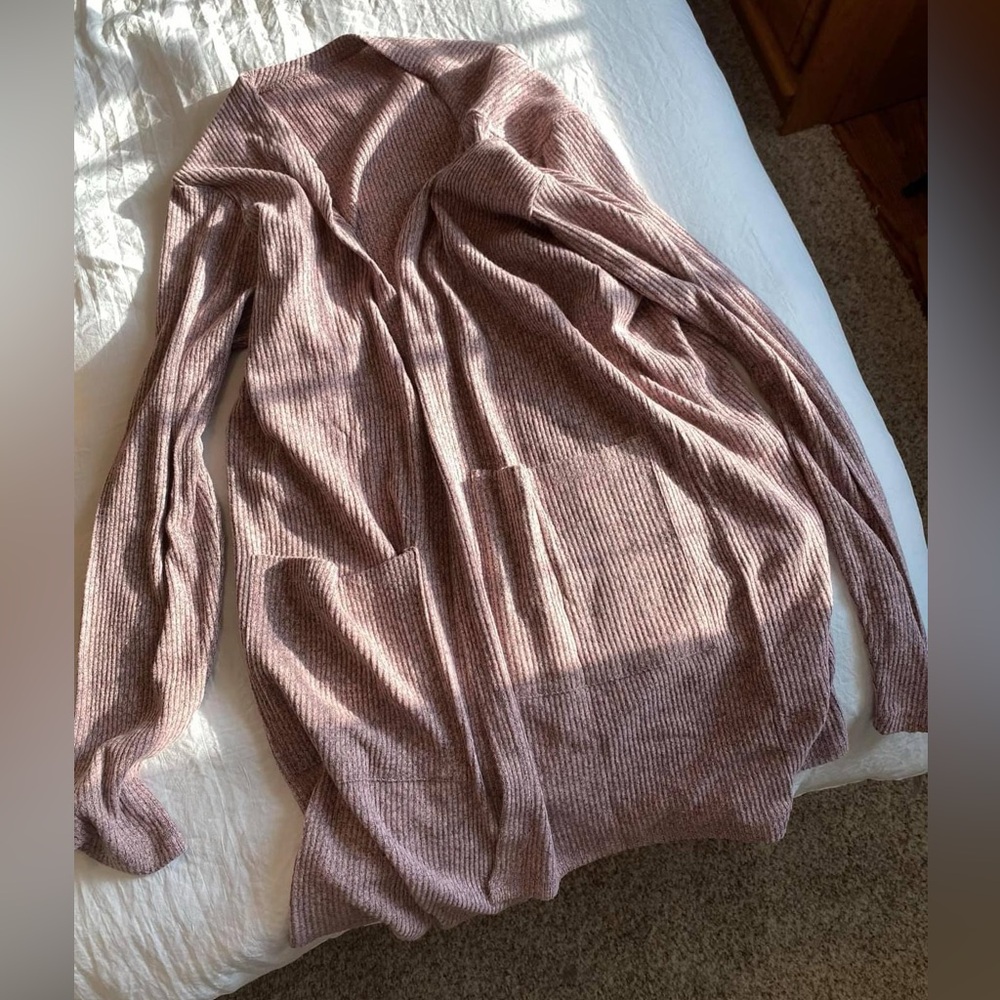 ❌SOLD OFF SITE Ash pink boyfriend cardigan